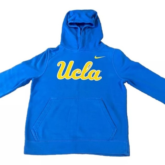 UCLA Bruins Script Logo Unisex Kids Small Nike Sweatshirt Hoodie Sweater - Picture 1 of 4